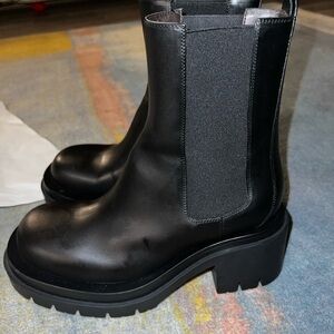 Bottega Veneta Black Combat Boots